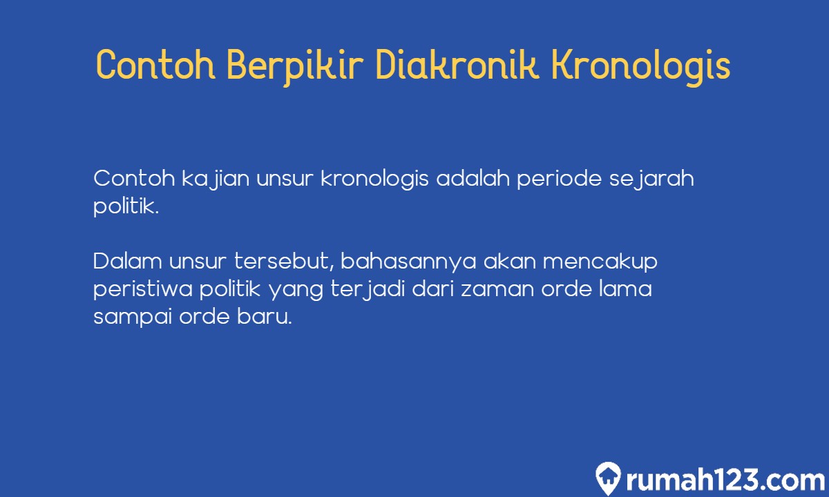 Konsep Berpikir Diakronik. Lengkap Dengan Definisi, Ciri, Dan Contohnya!