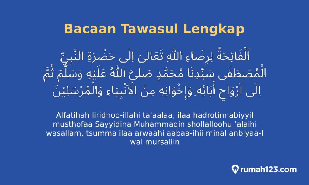 Bacaan Tawasul Lengkap Dalam Bahasa Arab Dan Artinya