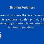 322 Sinonim Pedoman dalam Tesaurus Bahasa Indonesia