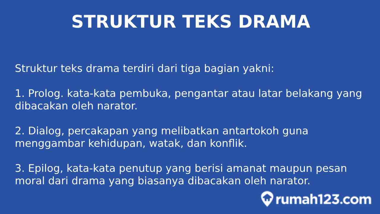 Mengenal Struktur Teks Drama, Ciri, Unsur, Kaidah Kebahasaan