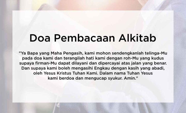 doa pembacaan alkitab