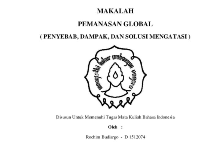 makalah tentang pemanasan global