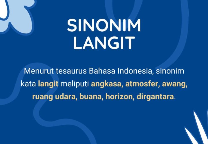 sinonim kata langit