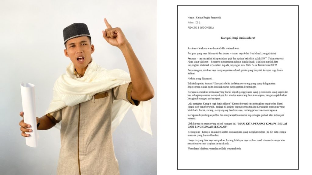 4 Contoh Pidato Korupsi Rugi Dunia Akhirat Singkat dan Jelas