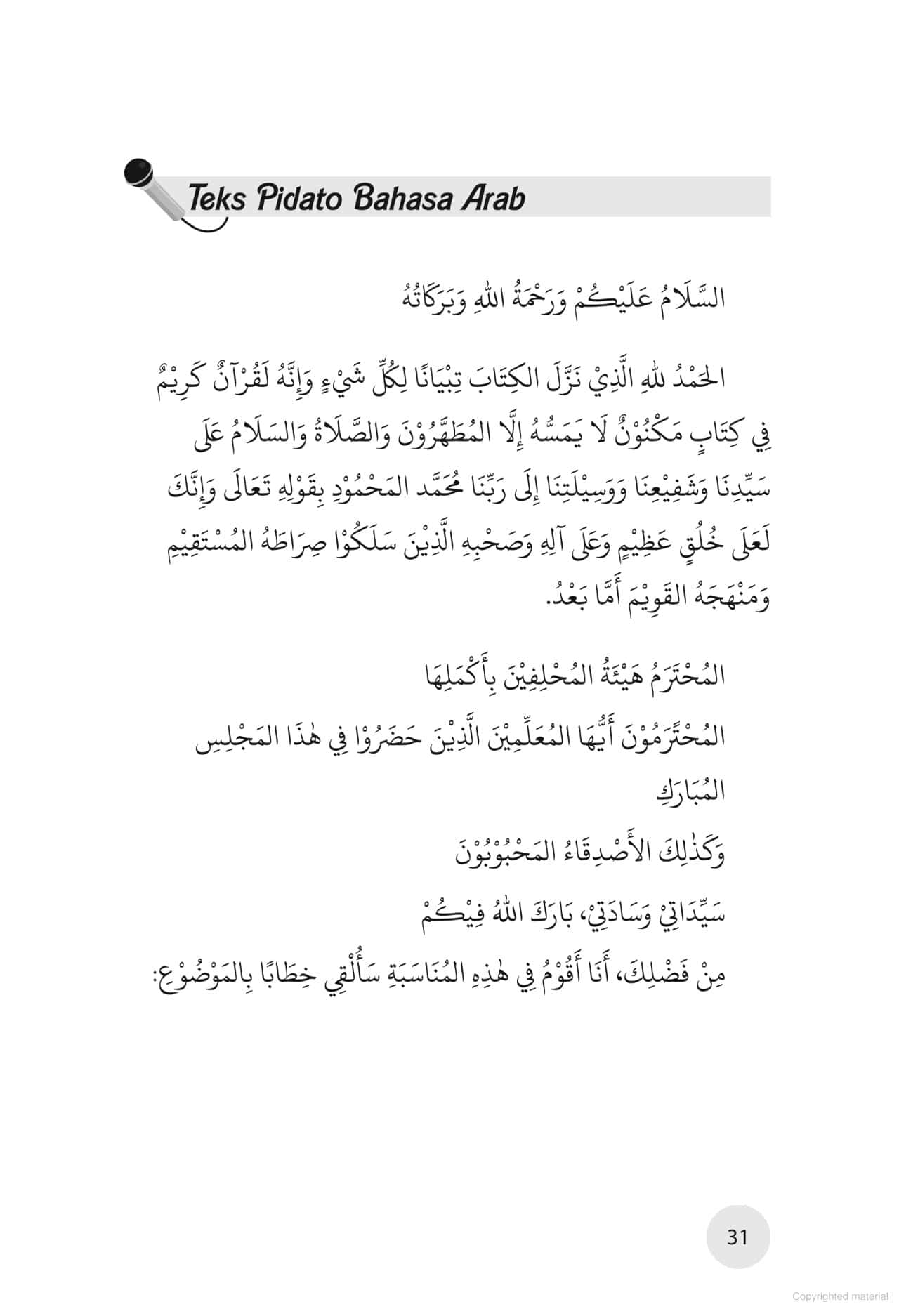 Contoh Pidato Bahasa Arab Beragam Topik. Lengkap dengan Artinya!