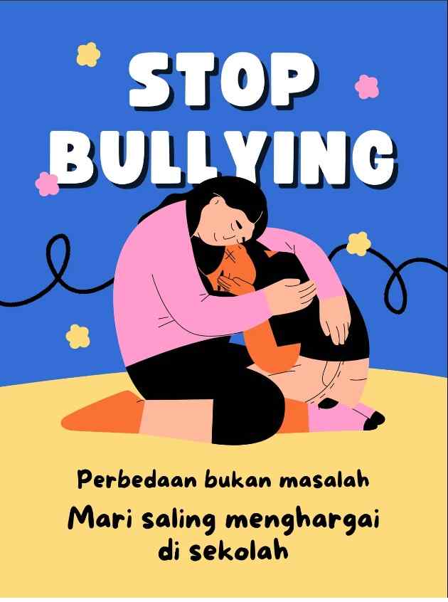 10 Poster Bullying Yang Mudah Digambar Dengan Pesan Bermakna