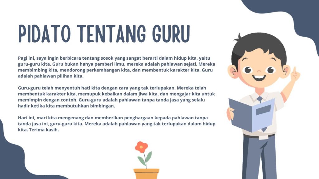 12 Contoh Pidato Tentang Guru Singkat Yang Menyentuh Hati